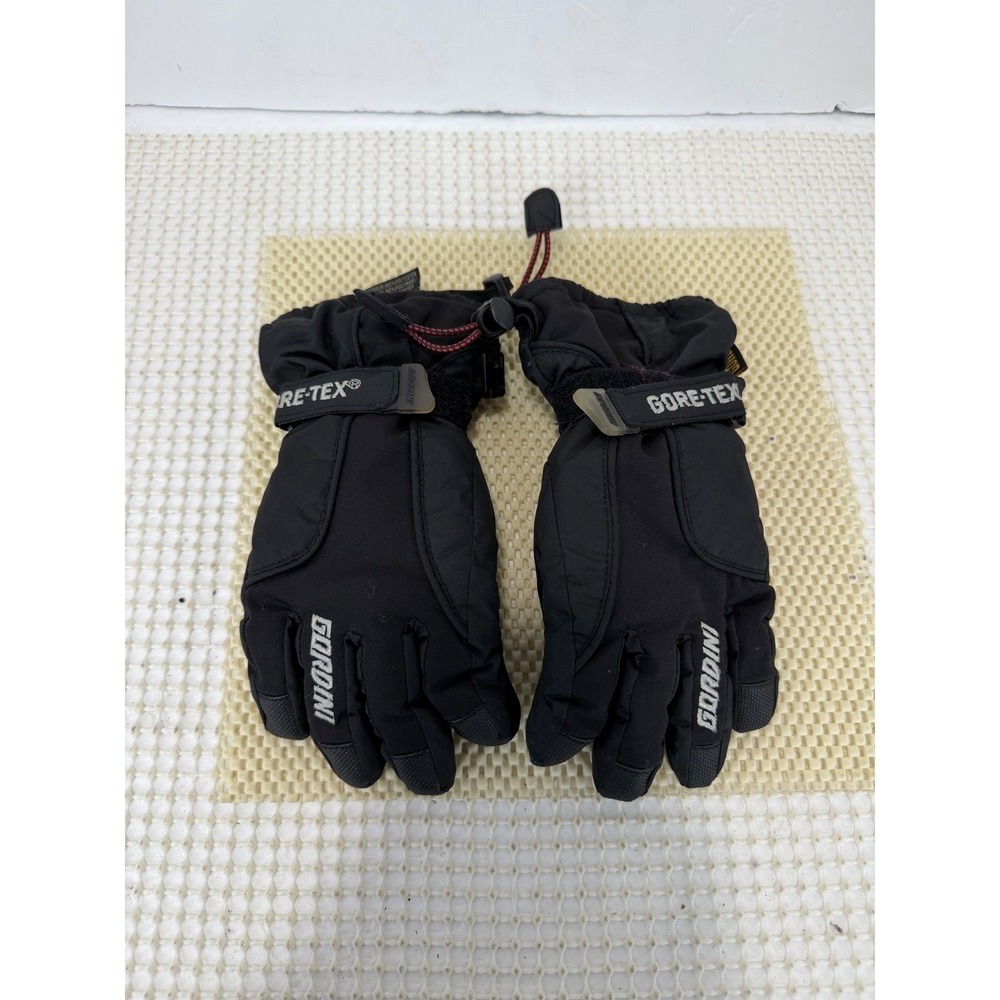 Gordini‎ Gor3-T3x Gauntlet Winter Gloves Men's S Black Ski Snowboard EUC
